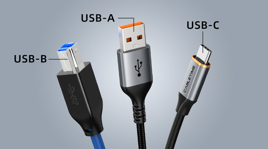 USB-A vs. USB-B vs. USB-C: What Are the Differences? – CABLETIME