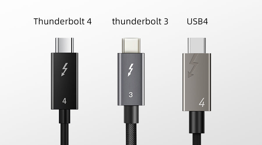 Thunderbolt 4 vs Thunderbolt 3 vs USB4