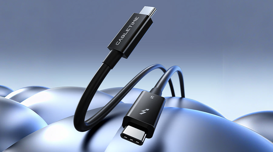 Cabletime thunderbolt 5 cable 8K60Hz 240w 80Gbps