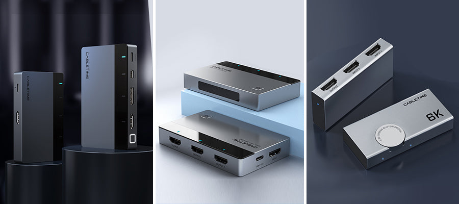 Three different types HDMI Switcher