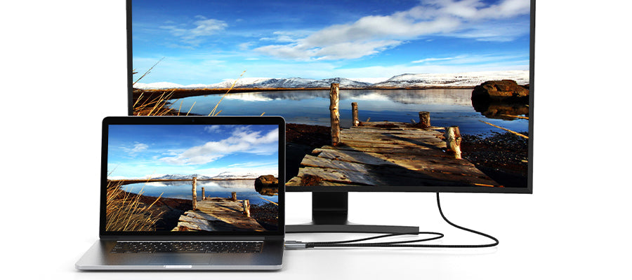 Connect HDMI Output to USB-C input