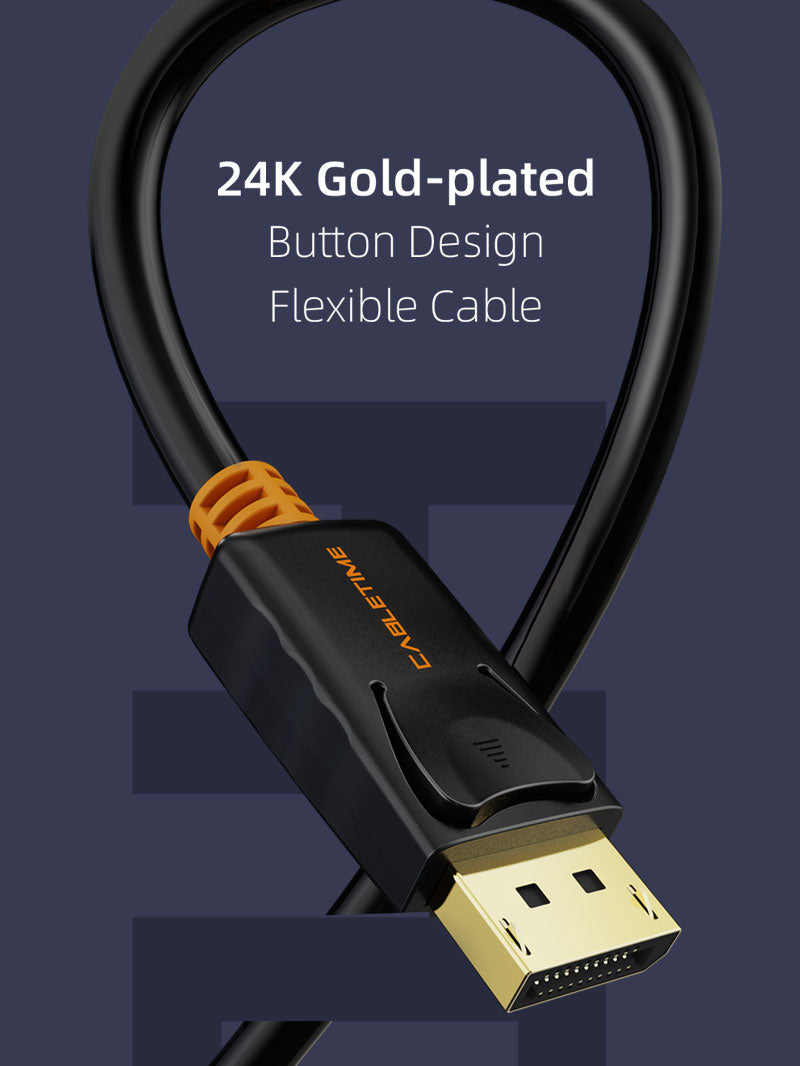 1080p displayport ไปยังสายเคเบิล VGA