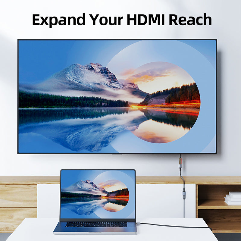 8K60Hz HDMI 2.1 forlængerkabel 48Gbps han-til-hun-adapter til PS5, Xbox, TV Stick, Monitor, Projektor