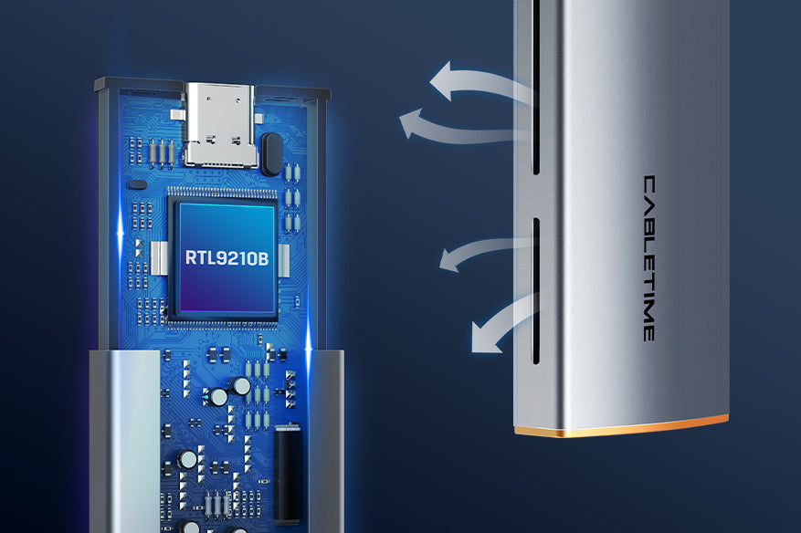 RTL9210B chip M.2 SSD enclosure
