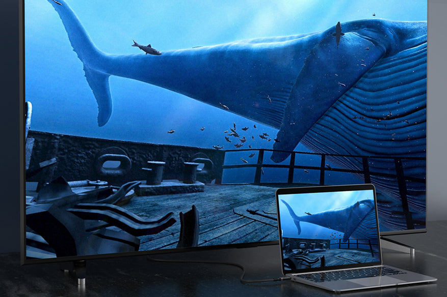 usb c to usb c cable supports ultra HD 4K (3840 x 2160) video resolution with a 60Hz refresh rate