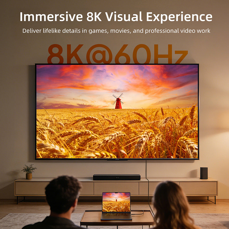 Aktives USB4-Kabel mit 40 Gbit/s, 100 W, 8K, 60 Hz, 3 m