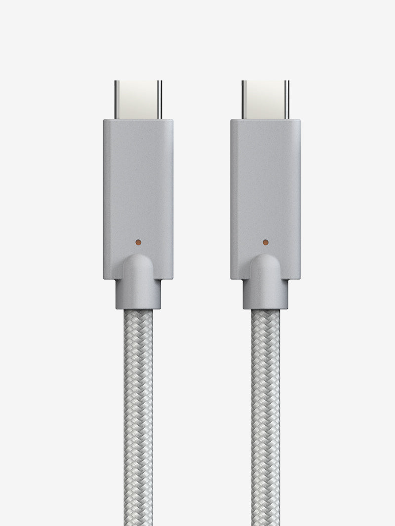 Premium 10Gbps USB-C to USB-C Cable – 100W Charging, 4K Video, Nylon Braided