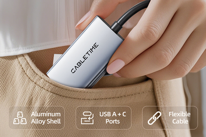 Built with a durable aluminum-alloy shell, the 4k HDMI to USB capture card ensures long-lasting performance.