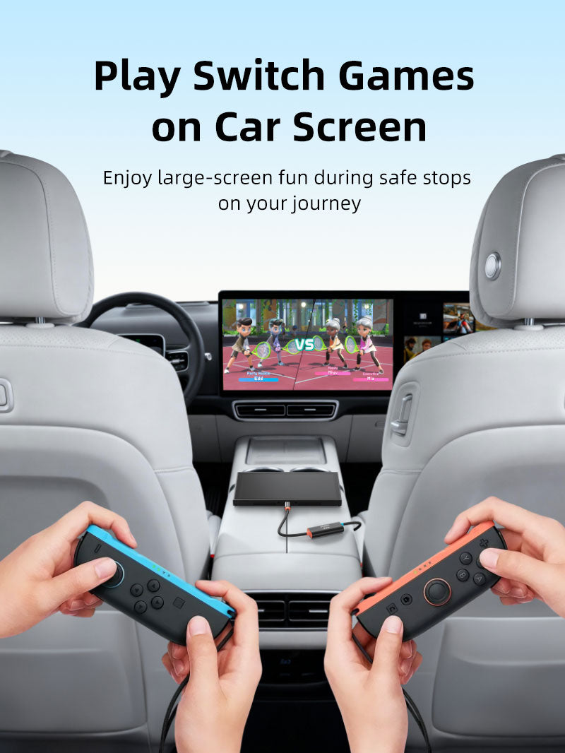 1080p USB C Video Capture Card with 100W Power Delivery for Nintendo Switch 2