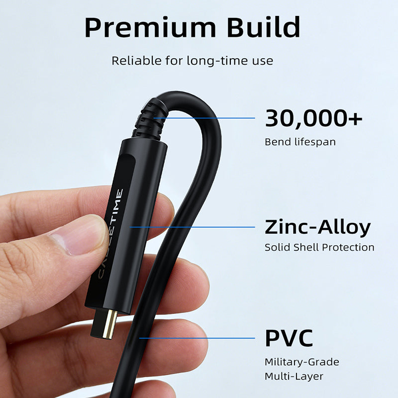 10Gbps USB-C 3.2 Gen 2 Active Optical Data Cable (AOC) Fiber Data Transfer for VR, Camera