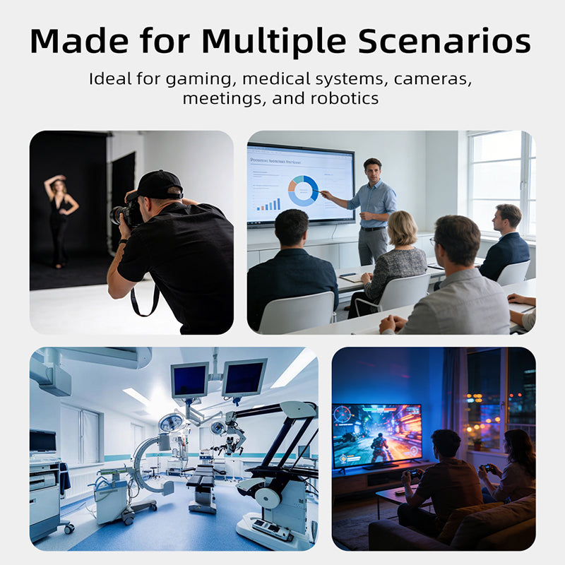 10Gbps USB-C 3.2 Gen 2 Active Optical Data Cable (AOC) Fiber Data Transfer for VR, Camera