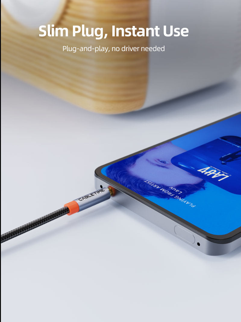 3,5 mm mand til kvindelig lydforlængelseskabel