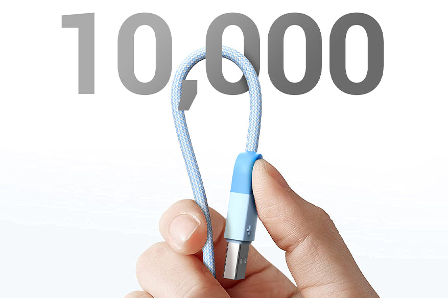 6a type c cable is made with braided jacket and aluminum shell