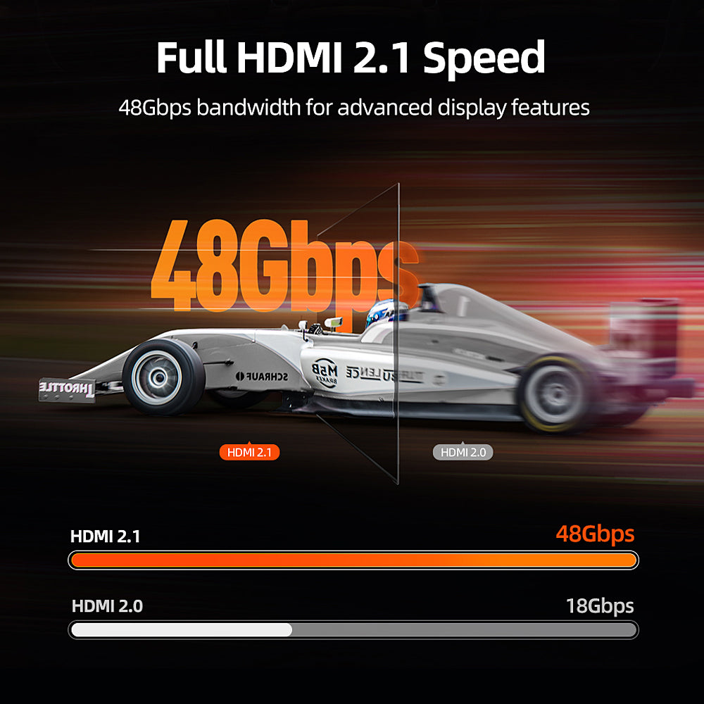 4K 60Hz aftageligt aktivt fiberoptisk HDMI 2.0-kabel - 18 Gbps AOC til hjemmebiograf, PS5, projektorer