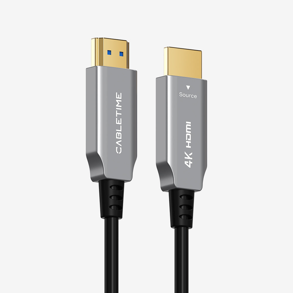 Active Fiber Optical HDMI 2.0 Cable（AOC) 4K 60Hz - CABLETIME