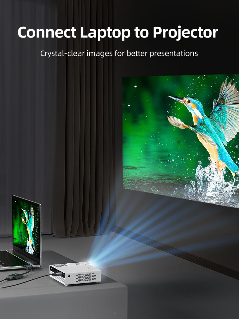 VGA to HDMI Monitor Adapter Converter with USB Audio & Power