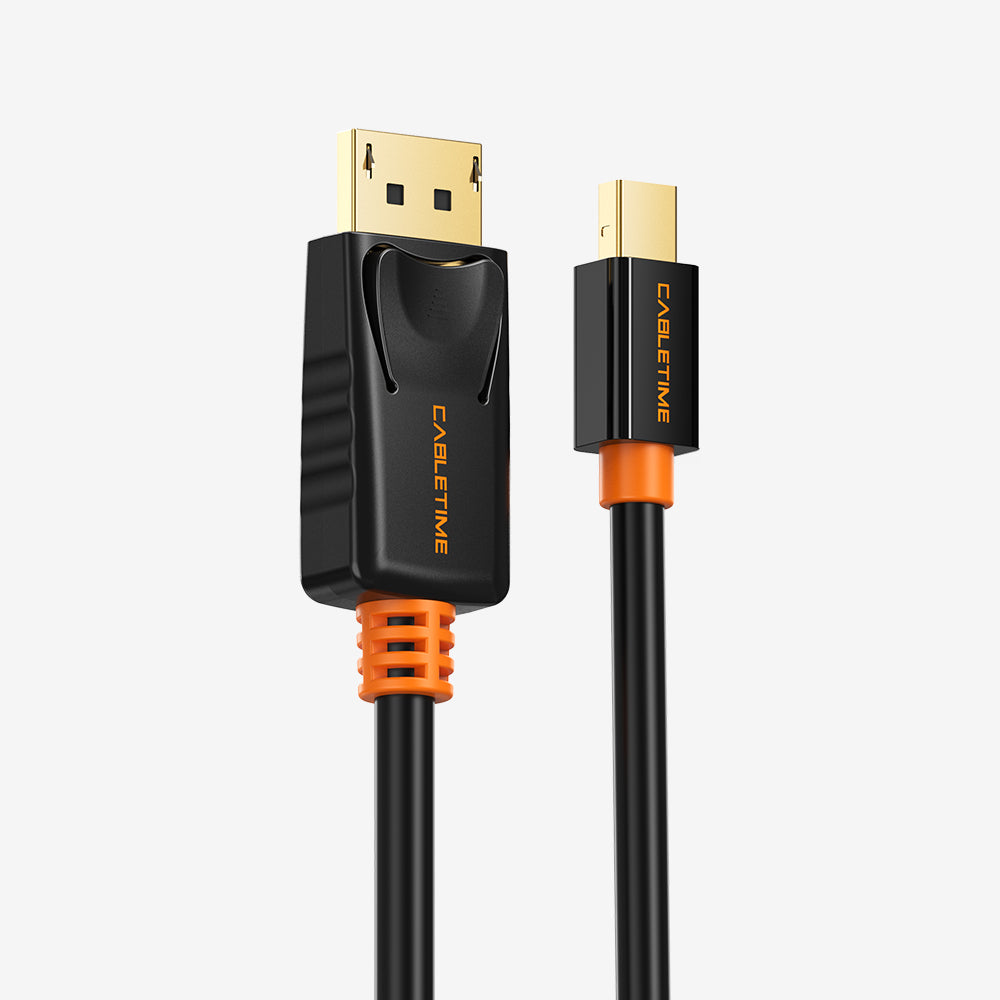 Mini DisplayPort - DisplayPort ケーブル 4K 60Hz (PC & Mac 用)