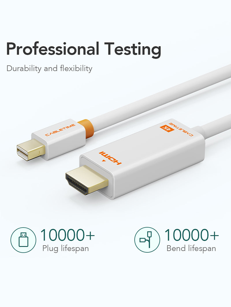 Mini DisplayPort para cabo HDMI 4K 30Hz