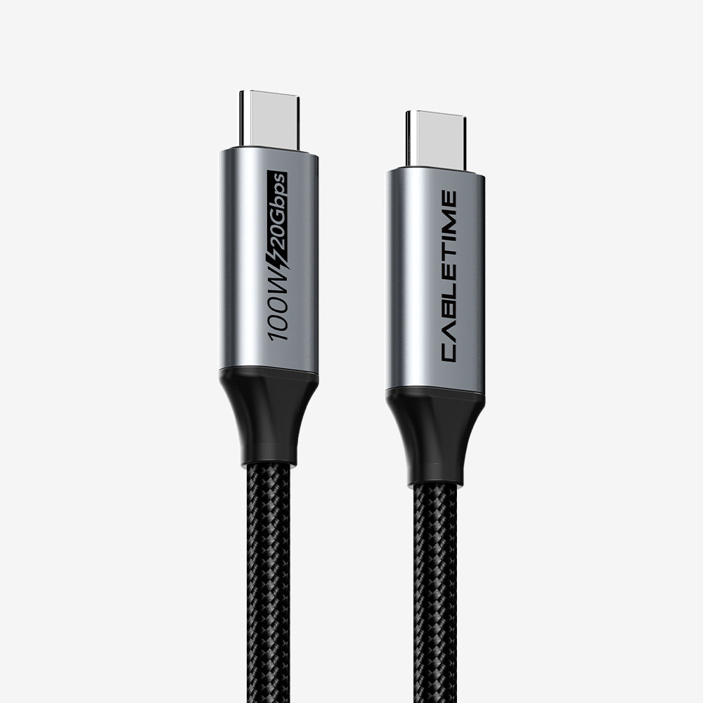 USB 3.2 Gen 2 Type C To USB Type C Cable 20Gbps 5m - CABLETIME