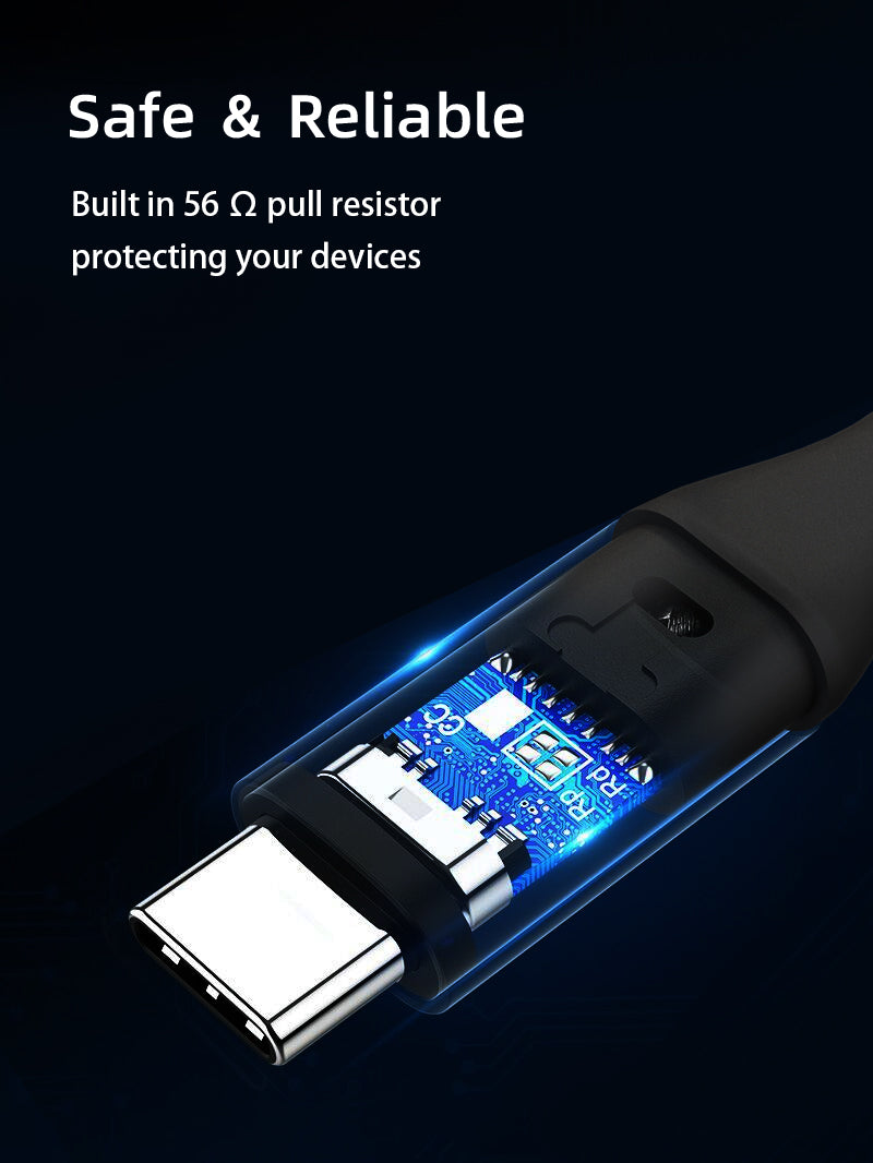Ultimate 480Mbps High-Speed 3A USB-A to USB-C Charging Cable