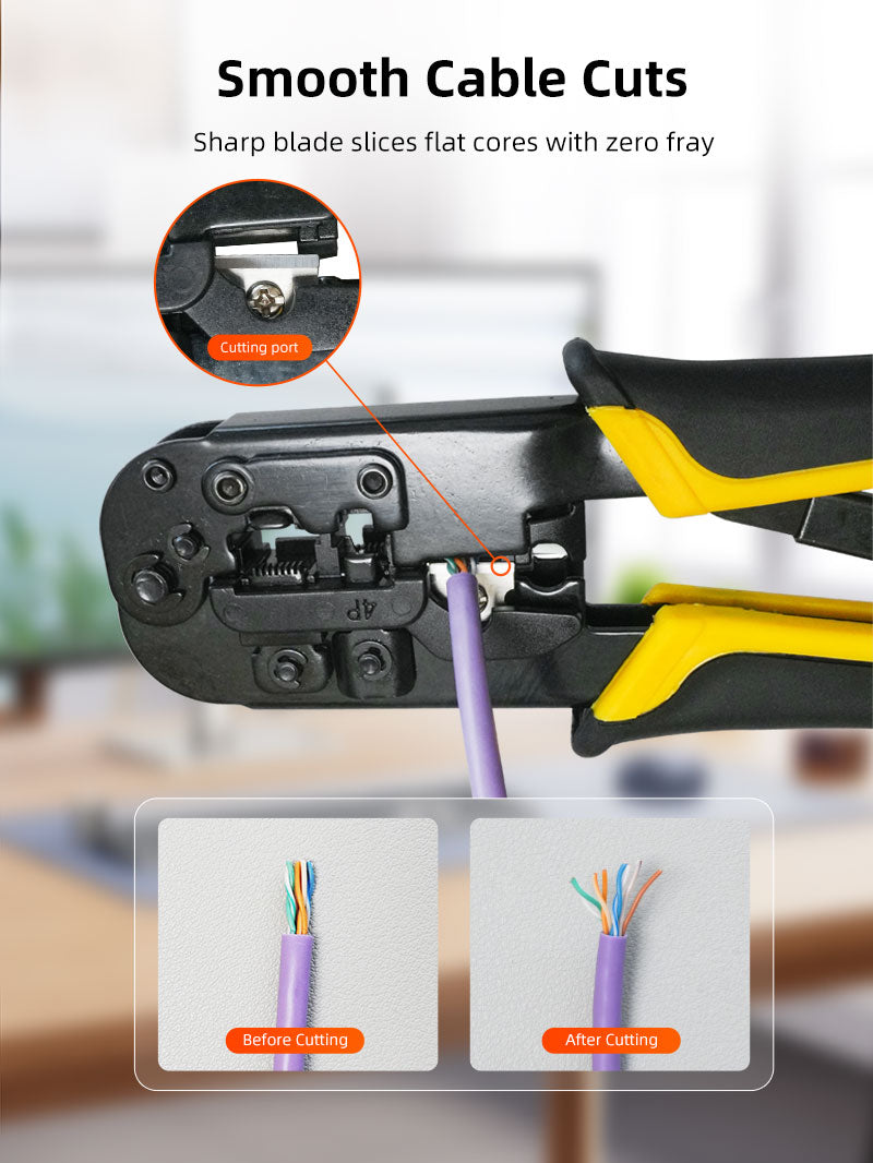 RJ45 CAT 5 CAT 6 케이블 크림 핑 도구