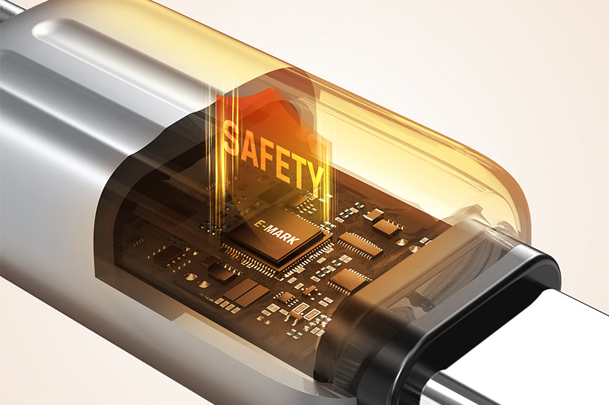 Safe charging cable for iphone 15 with e mark chip