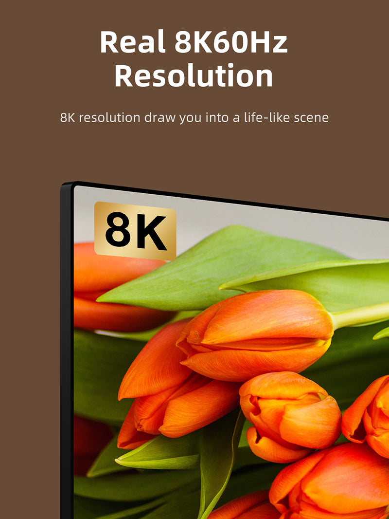8K usb c to displayport adapter