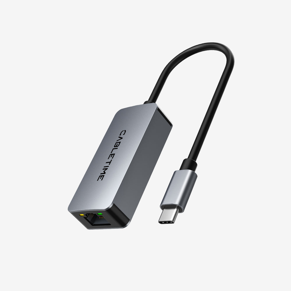 USB 3.1 Tipo C a 2,5 g Adattatore Ethernet LAN RJ45 per MacBook Pro/Air, iPad Pro, Dell XPS, Laptop Surface, Mac