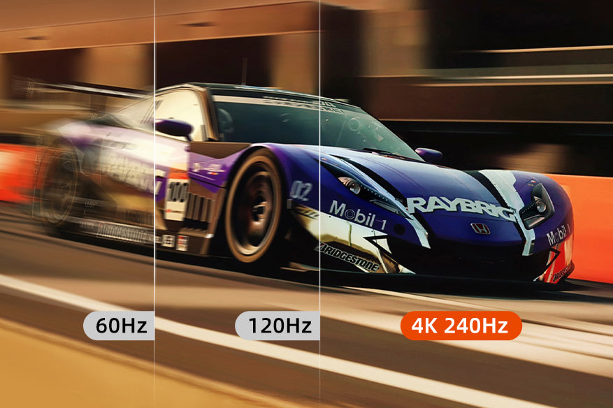 DisplayPort 2.1 cable 4K 240Hz refresh rate