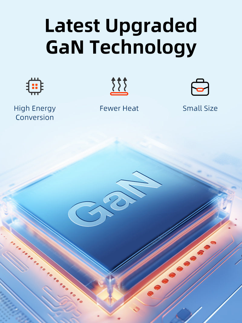 120W 4 Port USB GaN Wall Charger European for Phone Laptop Apple MacBook Dell