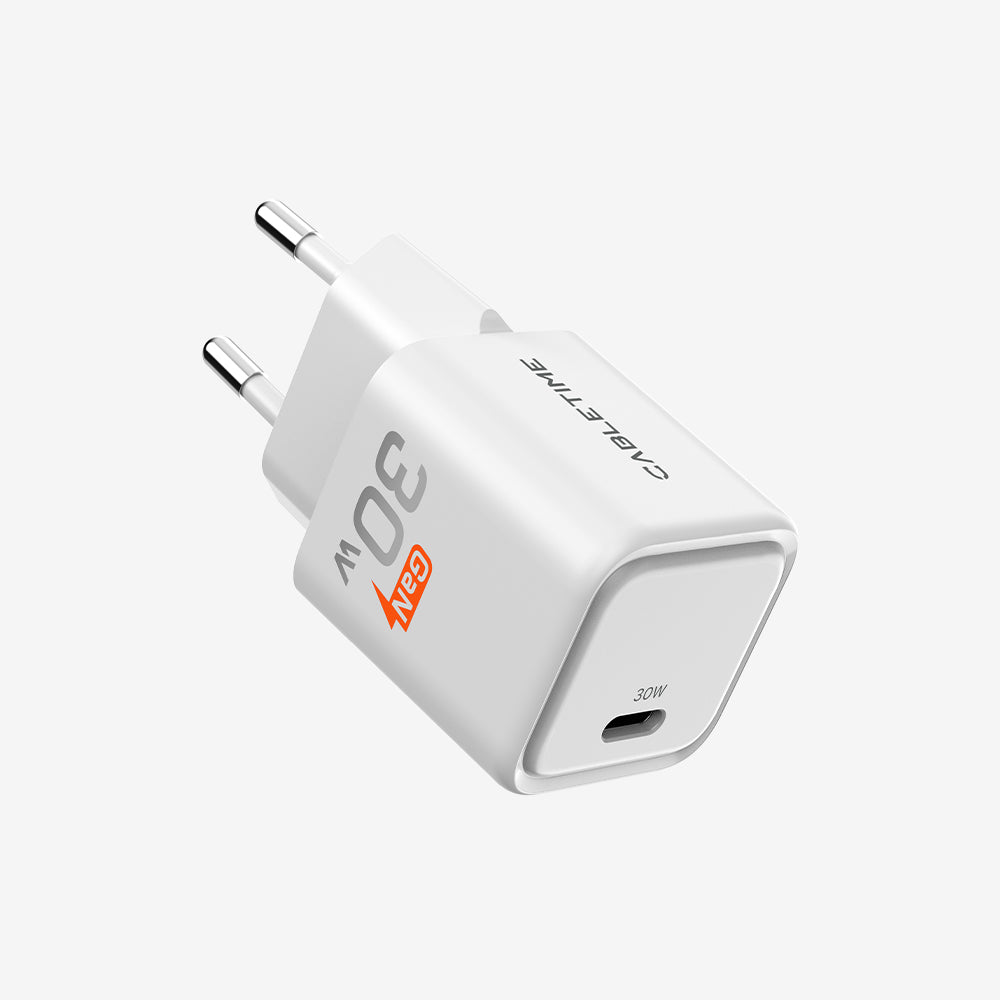 30W USB-C GaN Wall Charger PD 3.0 for iPhone