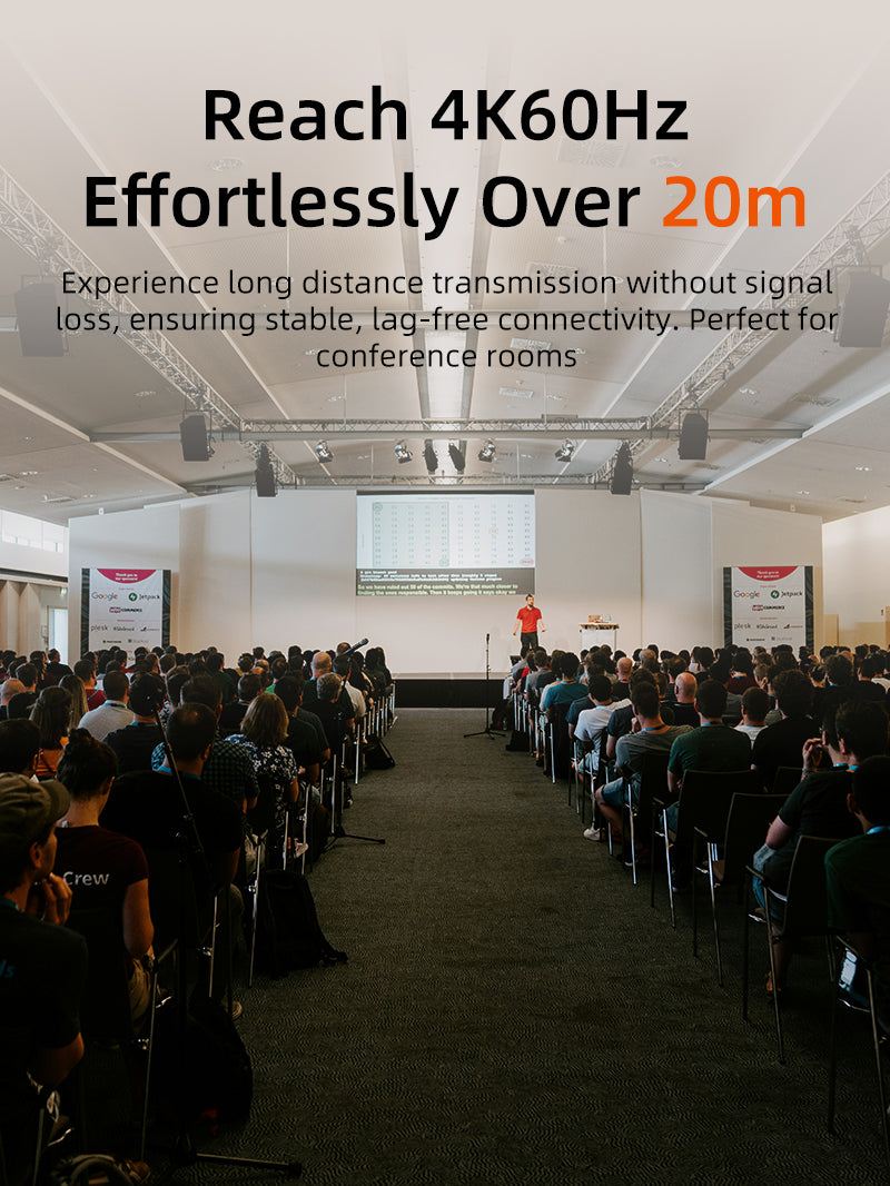 Extra Long 50 ft HDMI 2.0 Cable 4K for TV Computer Projector