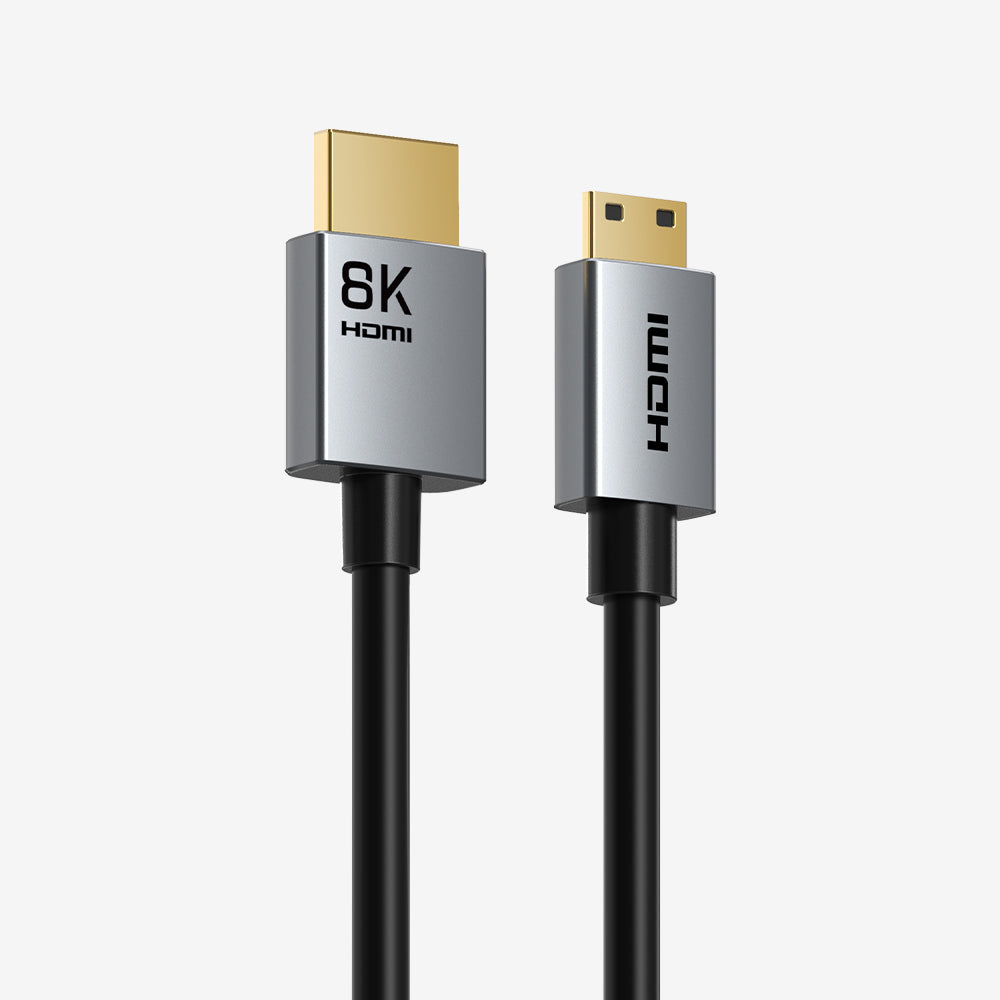 8K60Hz Mini HDMI to HDMI cable Bi-Direction 10ft for Raspberry Pi Zero