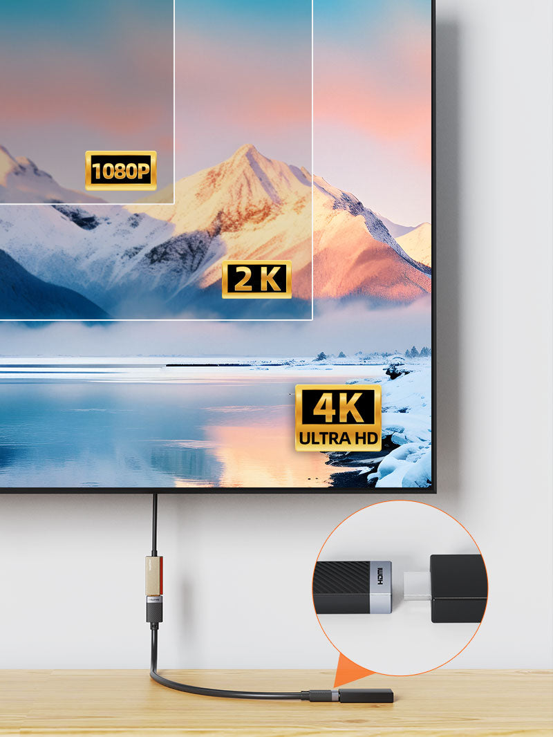 4K60Hz HDMI Extension Cable Female to Female