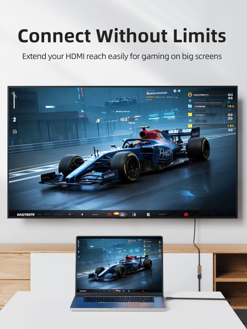 4K HDMI تمديد محول كابل الذكور إلى الإناث HDMI Extender لعصي تلفزيون Roku PS4/PS5