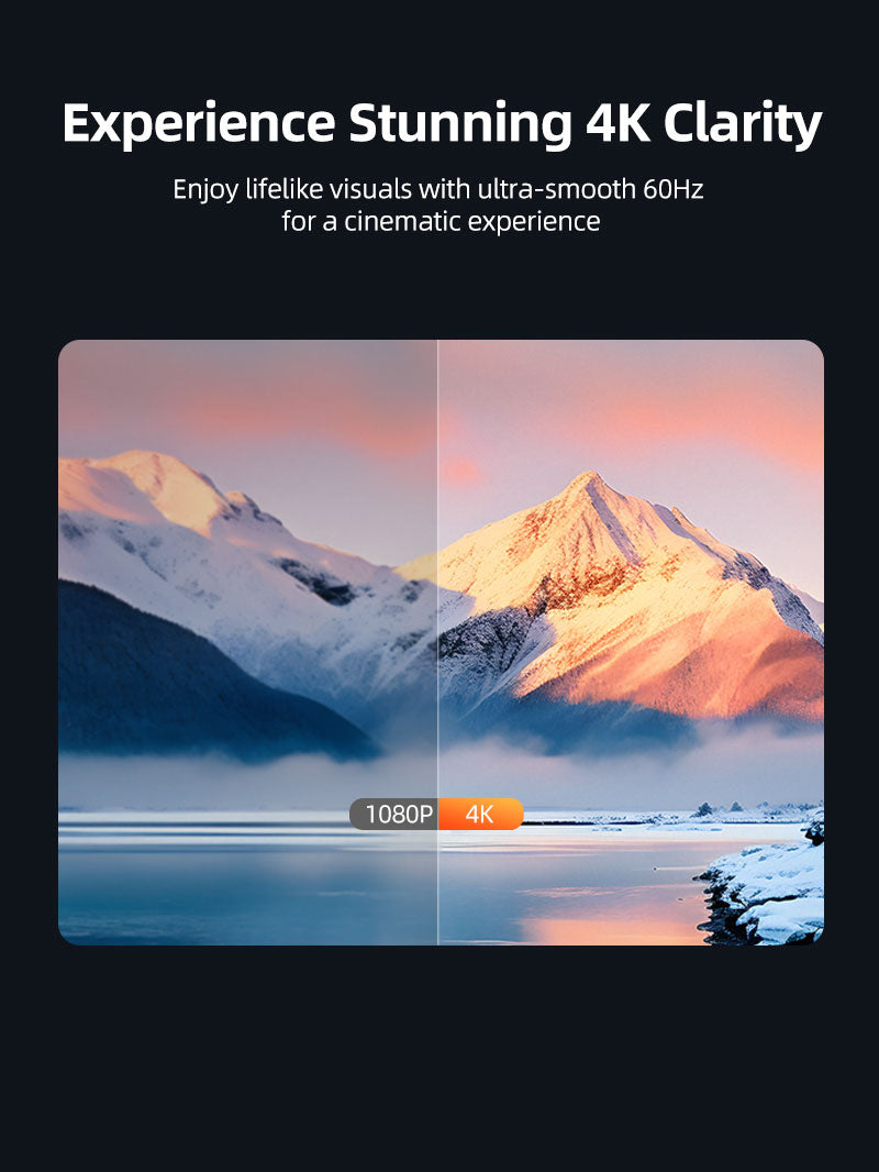4K HDMI एक्सटेंशन केबल एडाप्टर पुरुष टू मादा HDMI extender Roku TV स्टिक PS4/PS5 के लिए