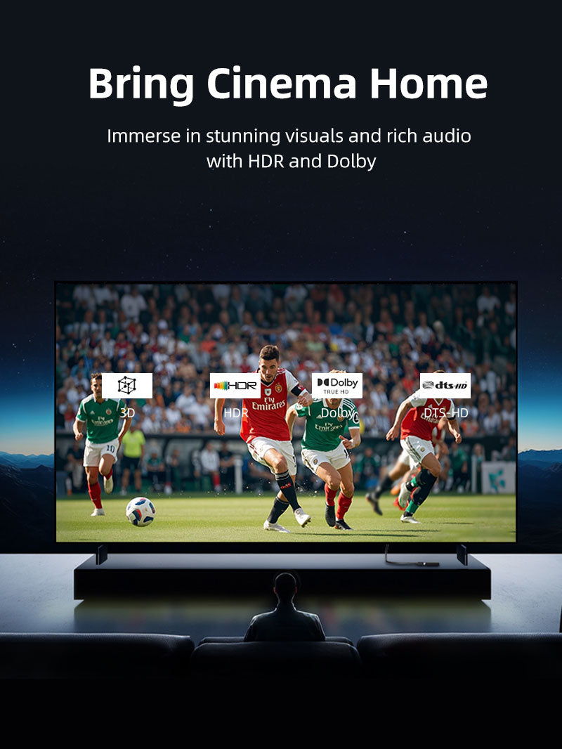 4K HDMI एक्सटेंशन केबल एडाप्टर पुरुष टू मादा HDMI extender Roku TV स्टिक PS4/PS5 के लिए