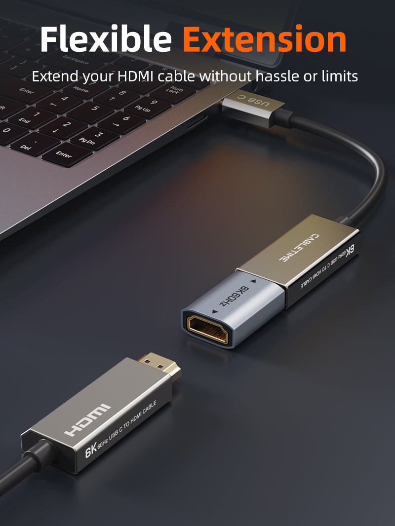 8K HDMI 2.1 Coupler Female To Female Extender Adapter