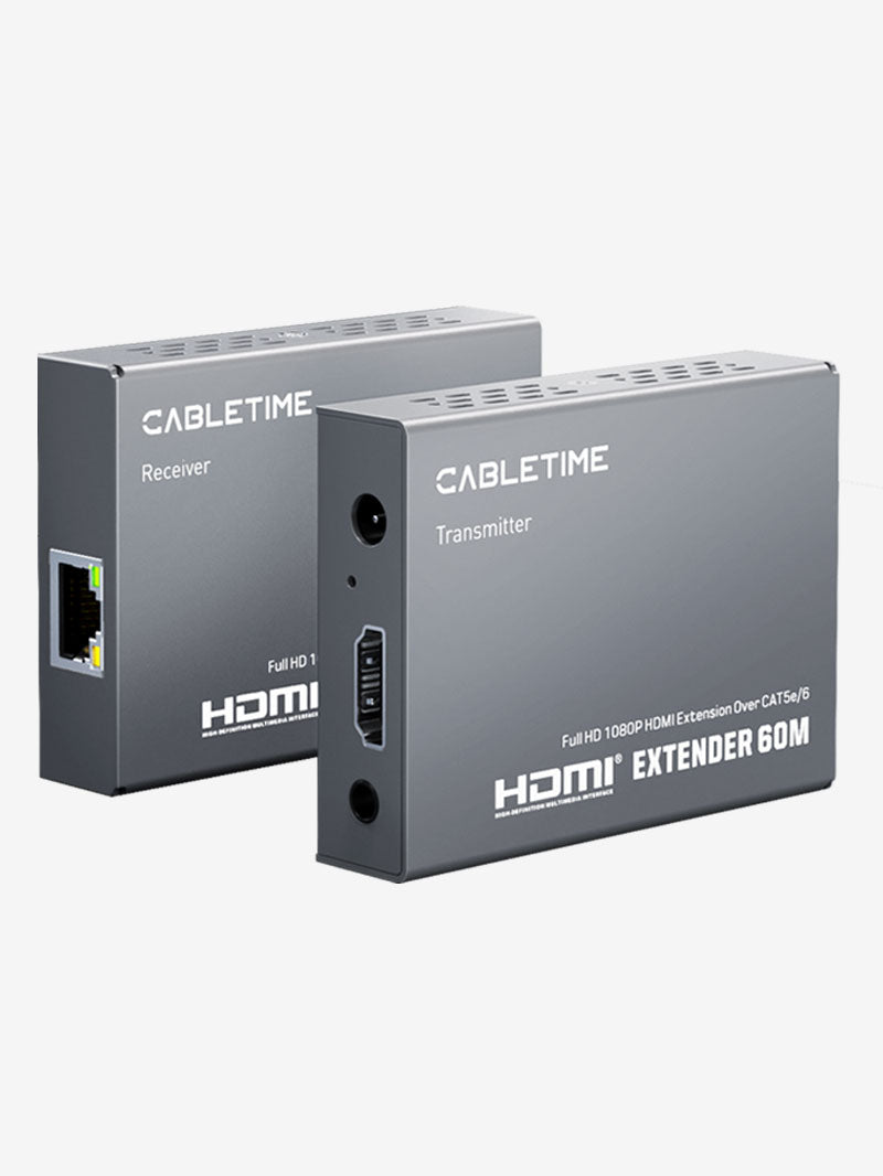 1080P 60Hz CAT6 CAT5 HDMI Extender Over Ethernet