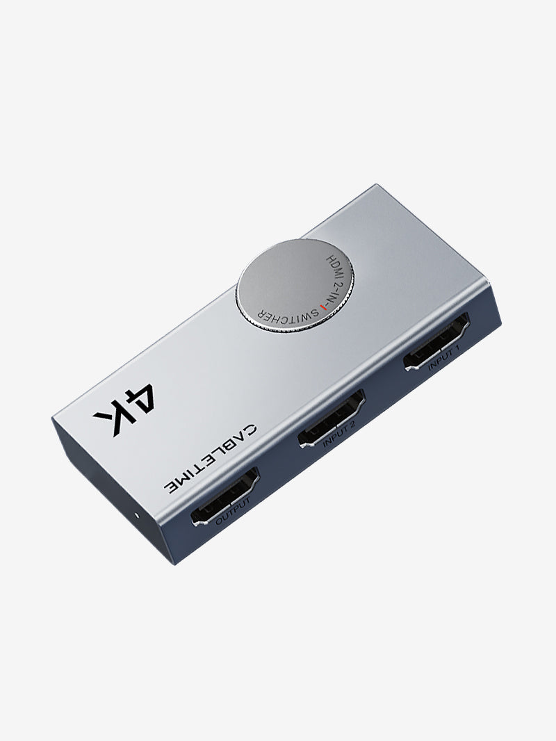 4K 60Hz HDMI 2.0 Switch 2 In 1 Out Bi-direction
