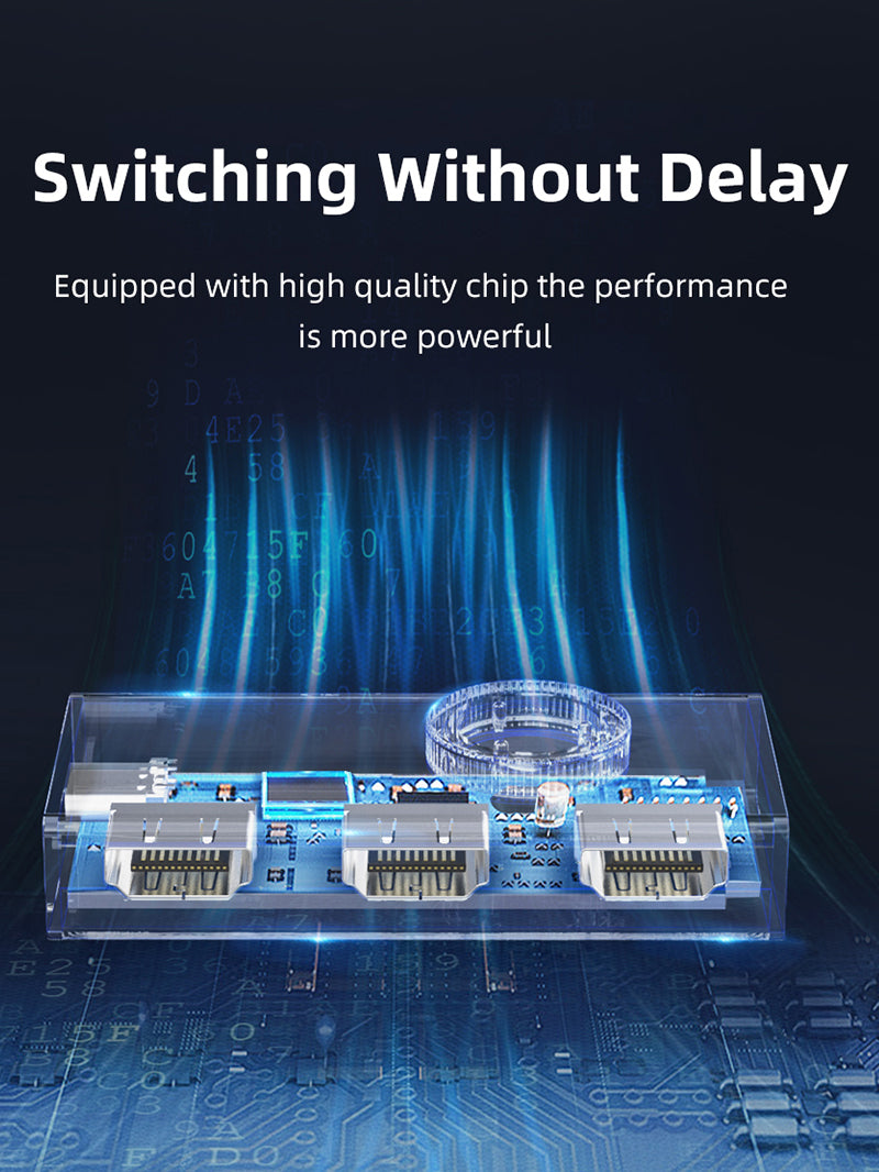 8K HDMI 2.1 Switcher 4K 120Hz 2 In 1 Out