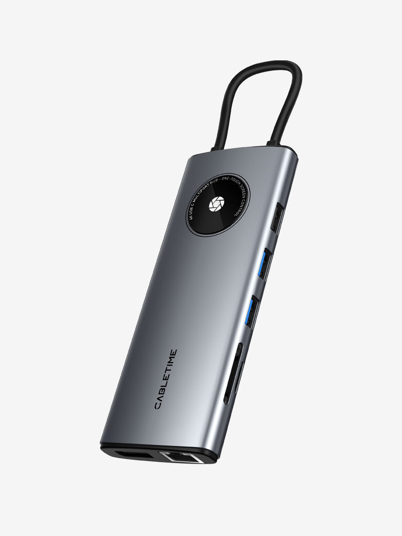 12 IN USB C Hub with HDMI Displayport Ports for Laptop