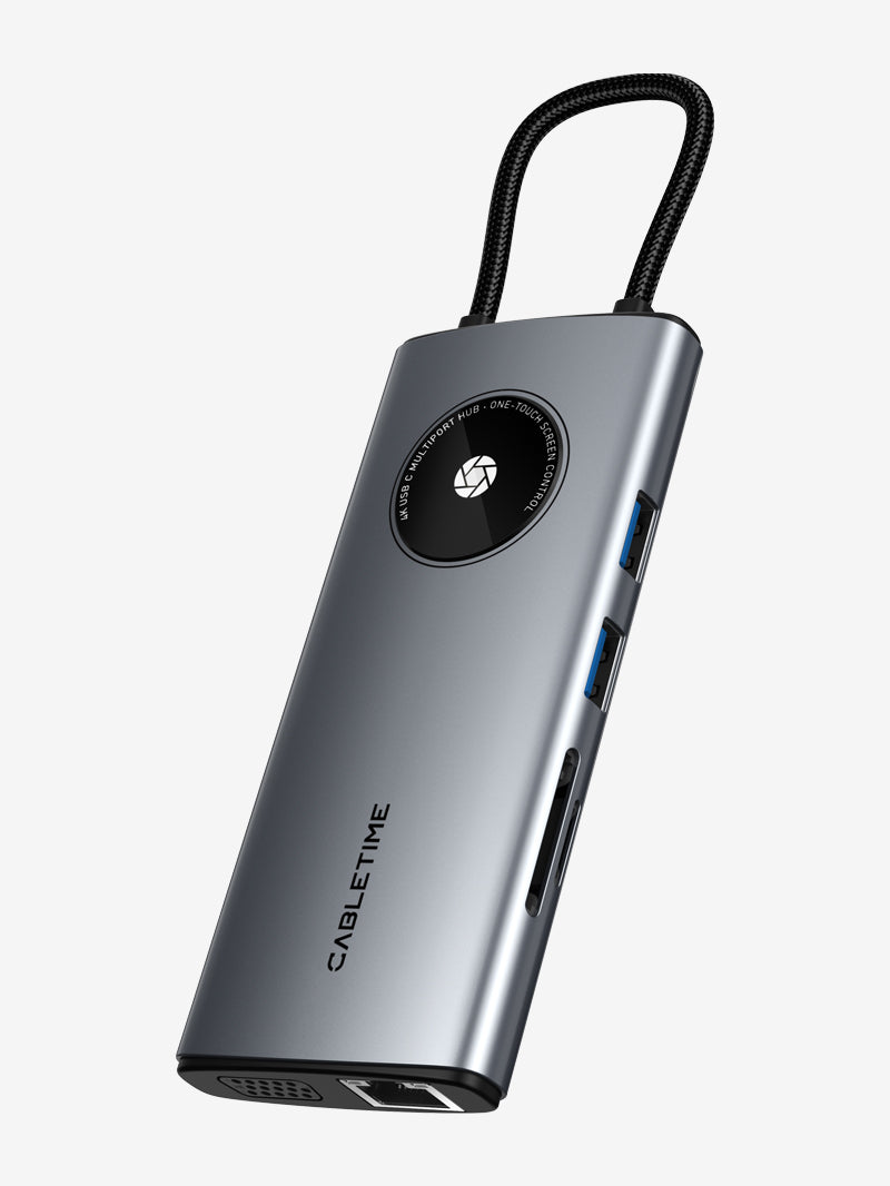 Docking Station USB C 10 in 1, ORICO USB-C HUB con Ventola Incorporata