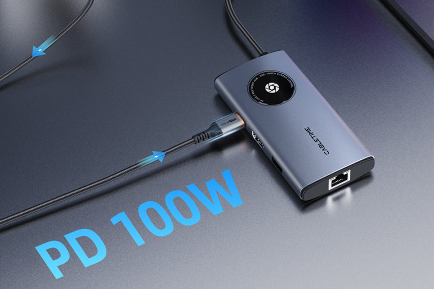 usb-c hub with 100w power delivery