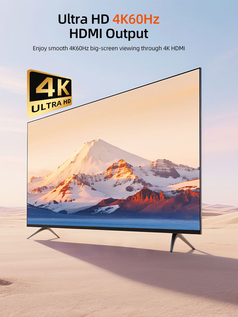 Hub USB-C double écran pour MacBook & Windows 4 en 1 avec 2 ports HDMI, PD 100 W & USB 3.0