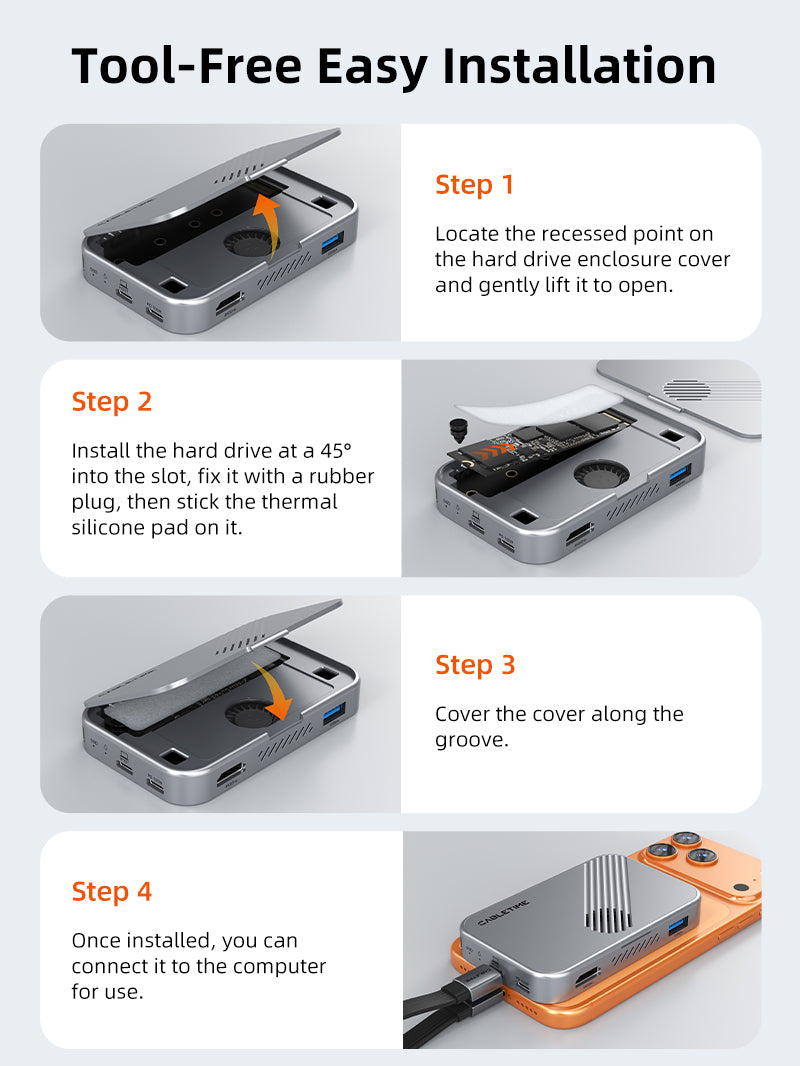 4K 60Hz USB C HDMI 및 DisplayPort를 사용한 멀티 포트 허브
