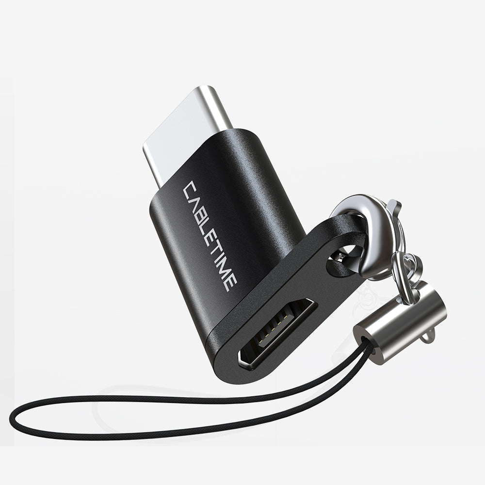 USB-C to Micro USB 2.0 Adapter OTG 480Mbps Fast Charge