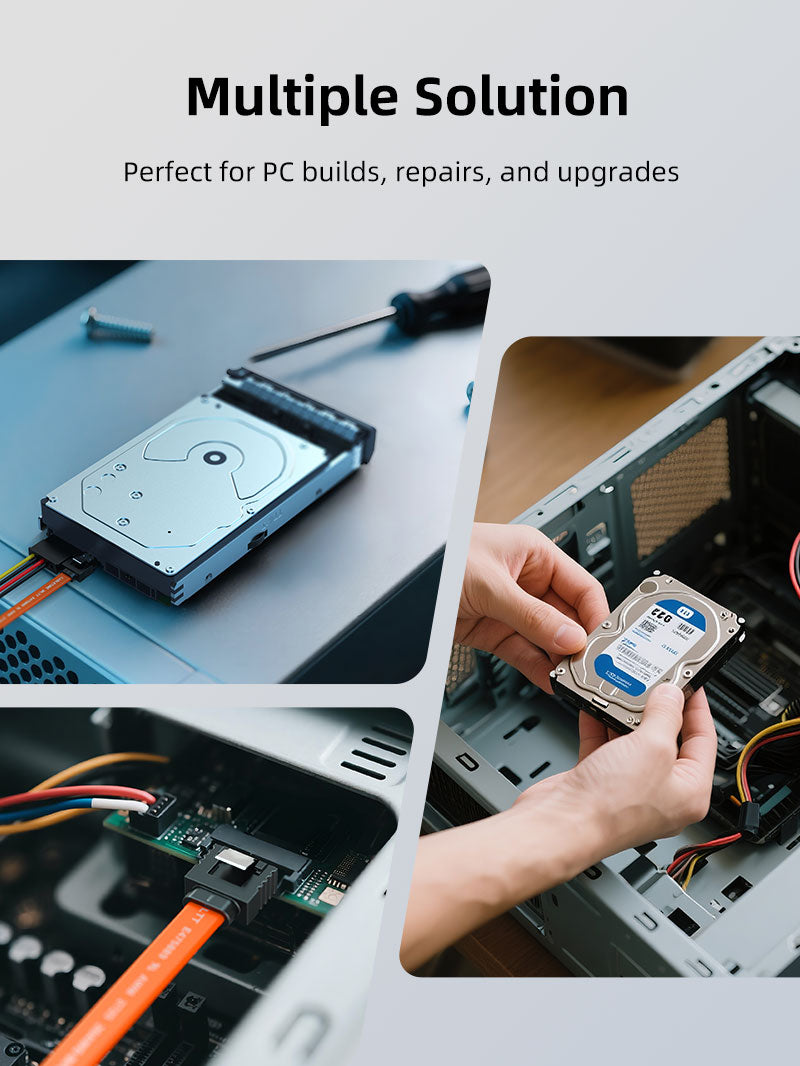 Cavo SATA 3.0 da 6 Gbps ad angolo retto per unità HDD/SSD/CD e DVD