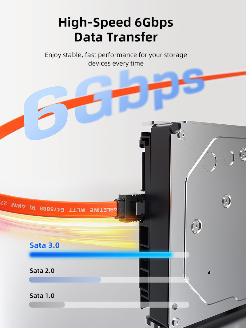 Right Angle SATA III Cable for Hard Disk SSD