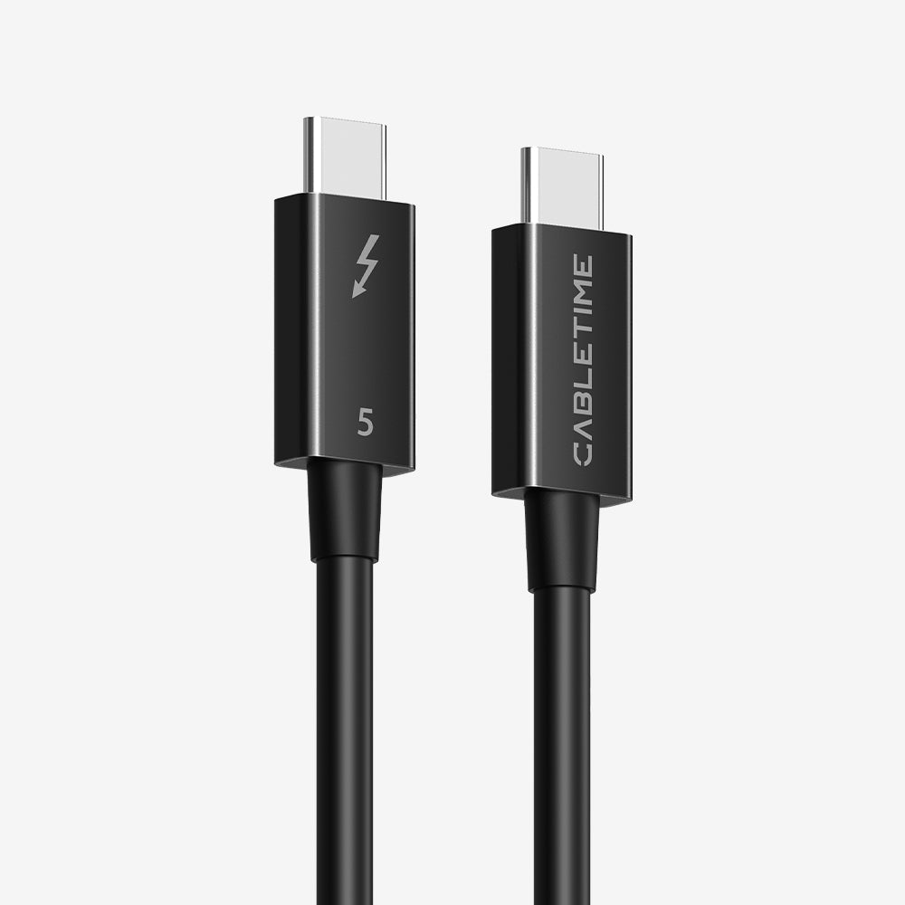 Intel Certified Thunderbolt 5 Cable 0.8m | 240W, 120Gbps, 8K